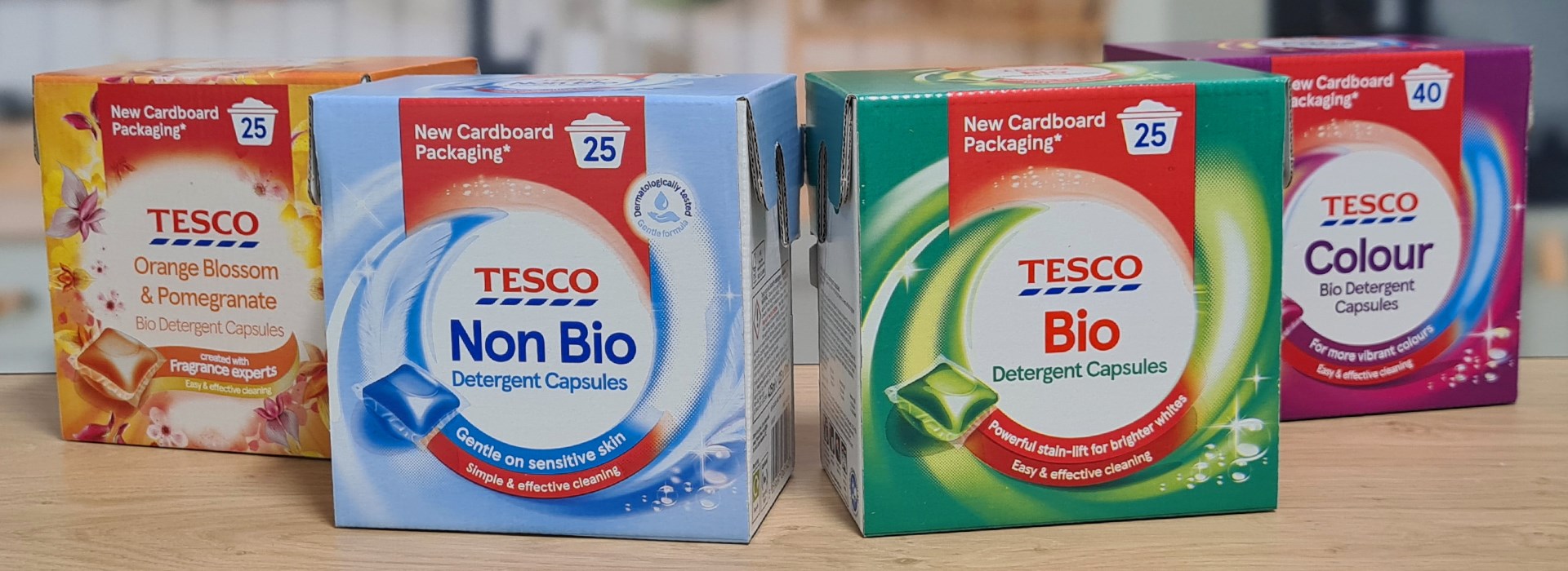 Tesco ditches plastic laundry pod tubs in favour of recyclable