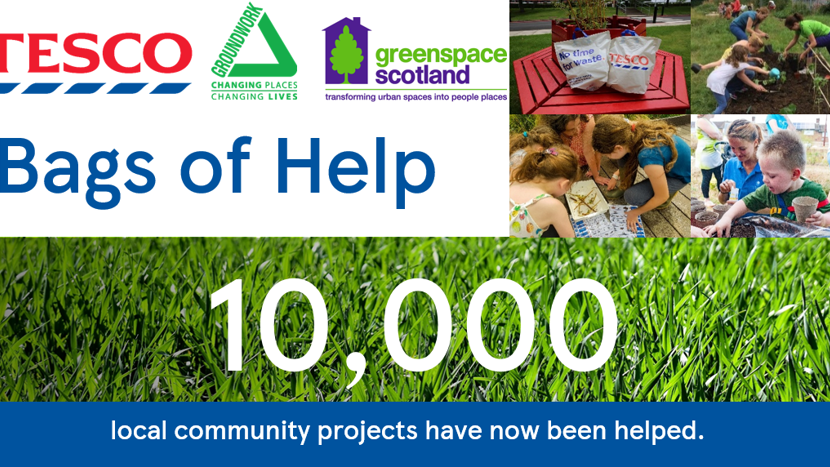 Bags of Help competition - 10,000 community projects