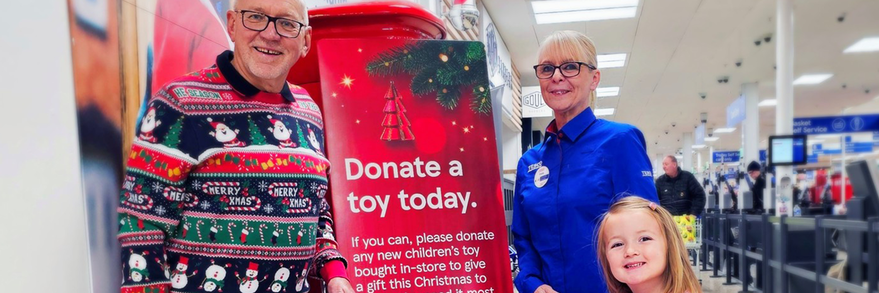 Tesco Christmas toy gifting