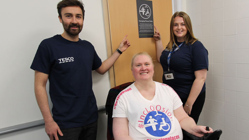 Tesco installs more Changing Places toilets to help disabled shoppers