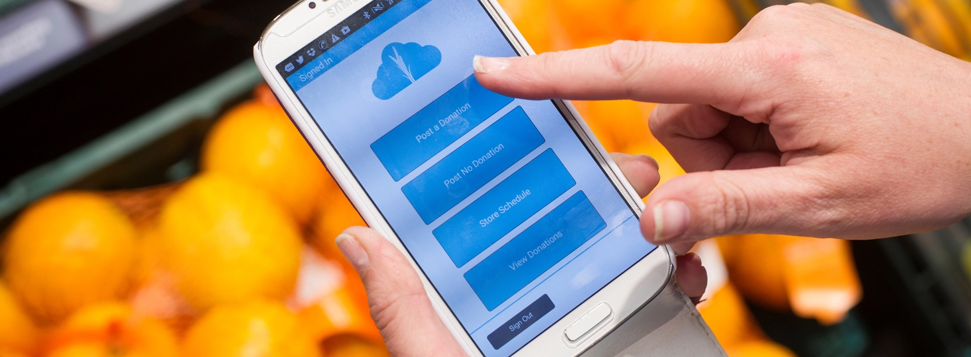 Foodcloud App FareShare FoodCloud - tackling food waste