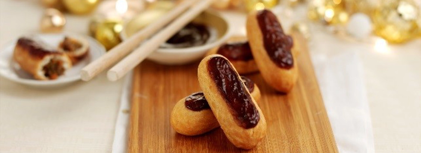 Sweet goes savoury with Tesco finest Duck eclairs