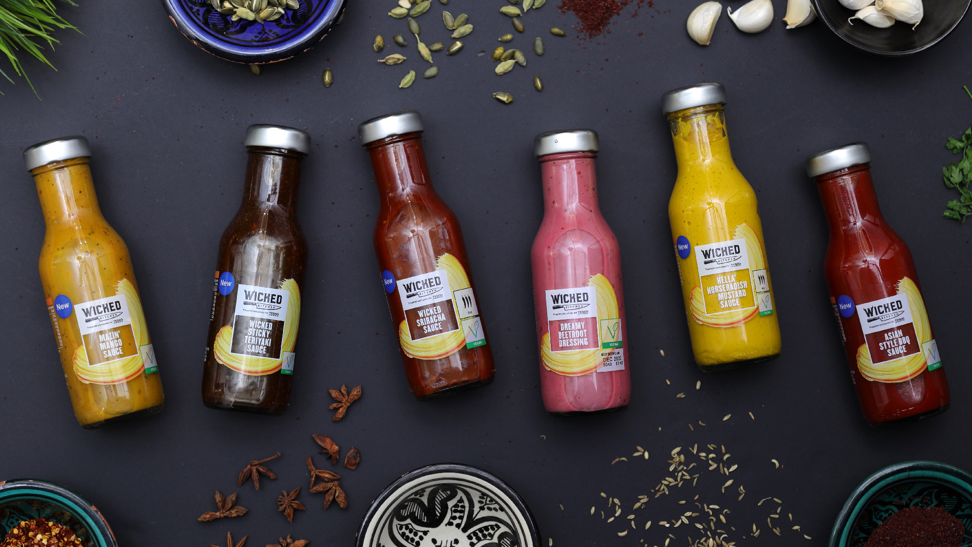 Tesco launches UK's first plantbased condiment range