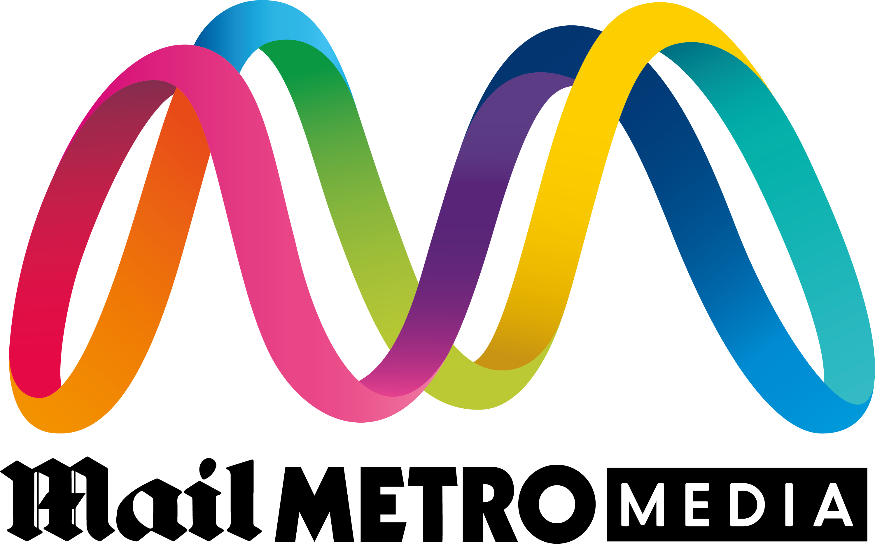 Mail Metro Media Logo Master Black