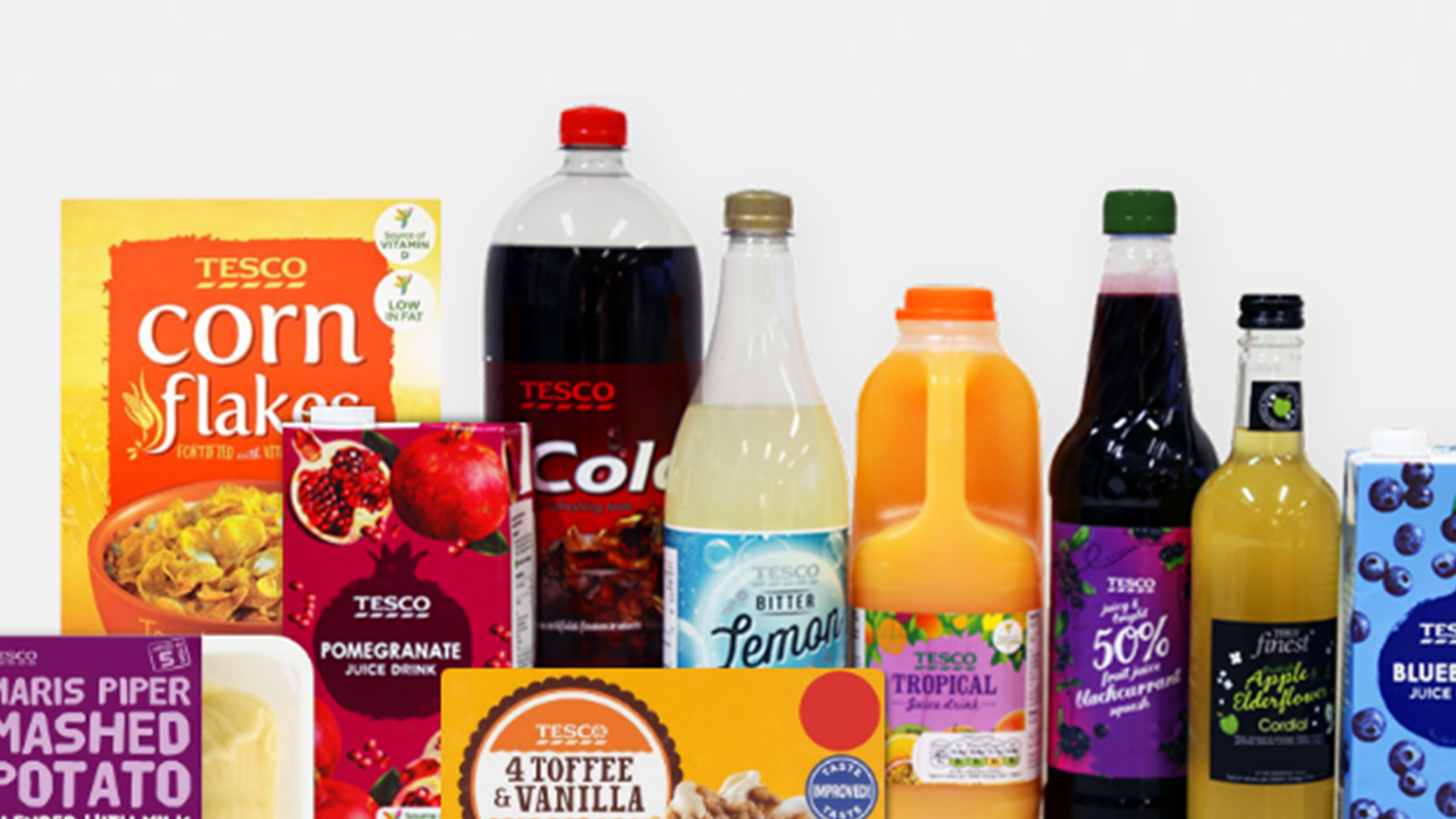Tesco reduces sugar content in all own brand soft drinks