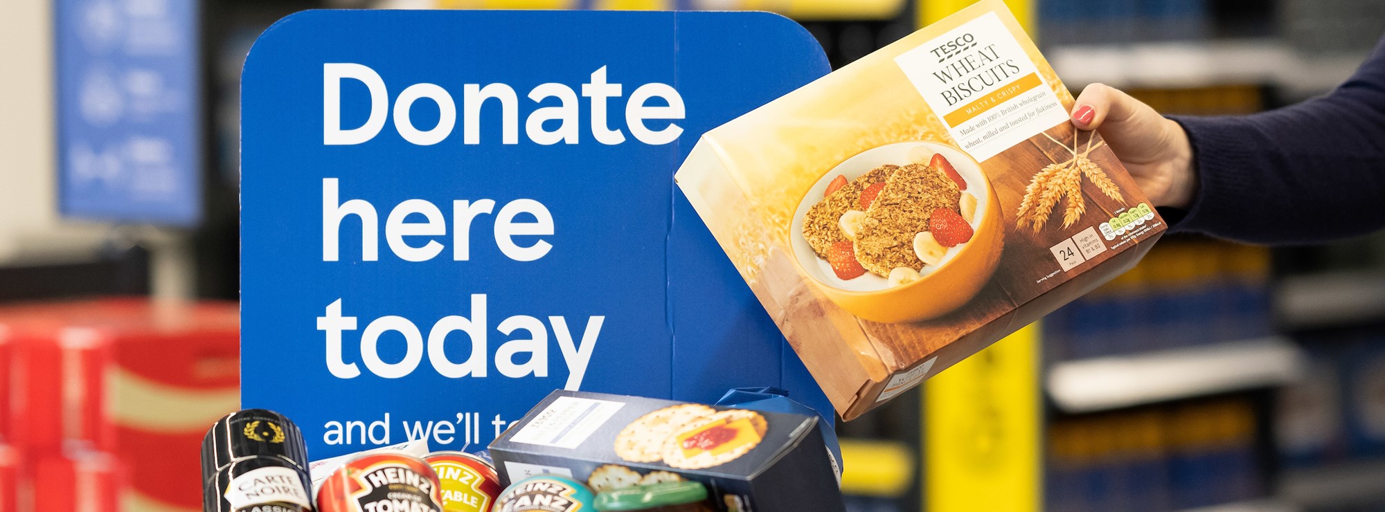 Tesco makes it even easier to help local food banks and charities this